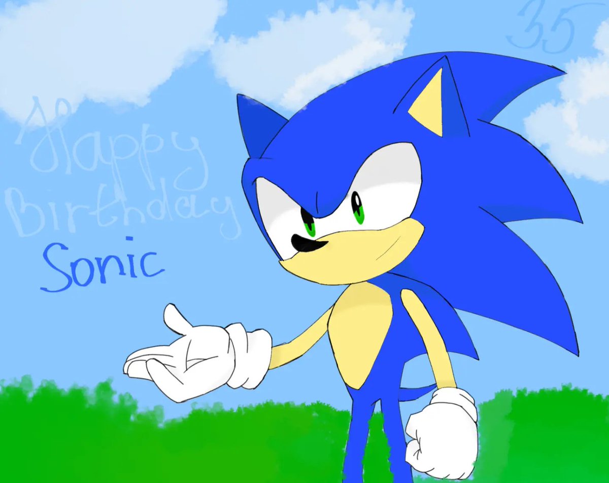 CyberSonic_IP's tweet photo. Happy Birthday Sonic 🎉🎉🎉 #sonic #sonicthehedgehog #art https://t.co/riSYnxBpxv