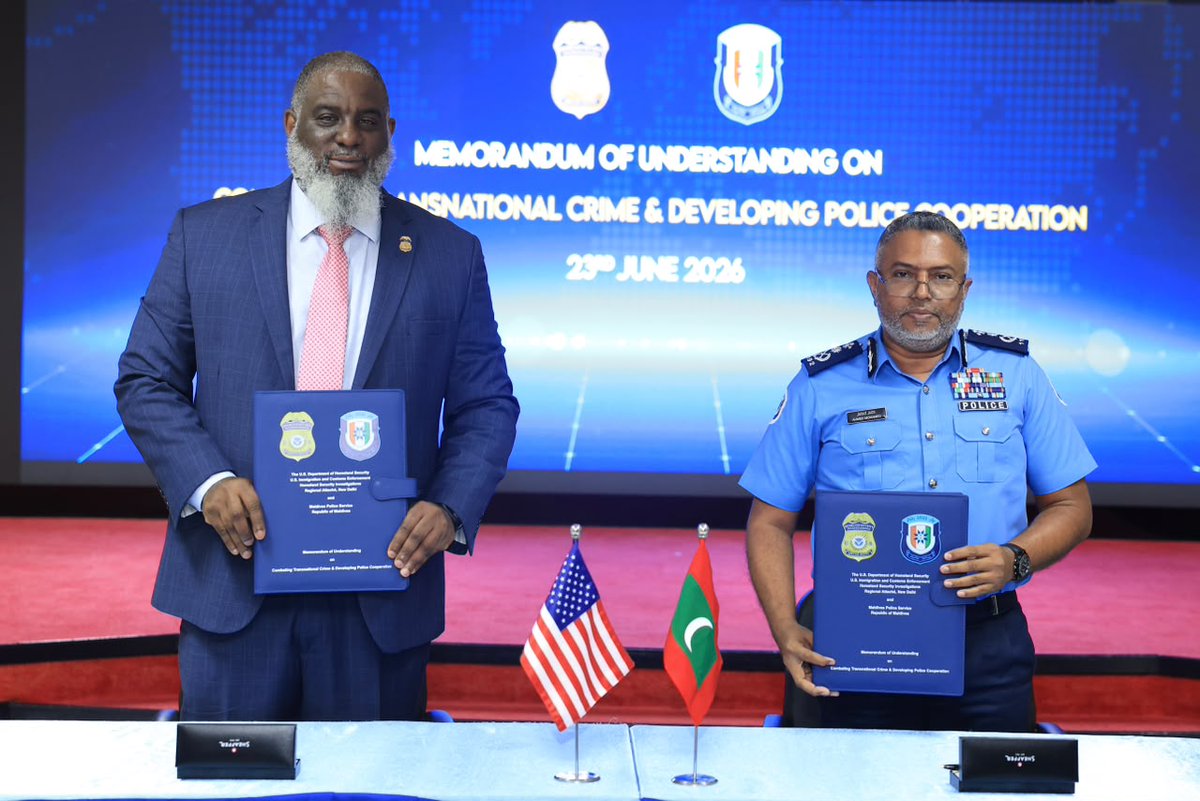 Maldives Police tweet media