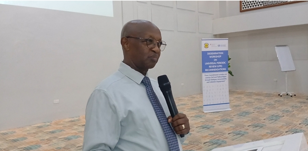 CladhoRwa's tweet photo. Happening Now: #CLADHO in collaboration with UN HUMAN RIGHTS and MINIJUST is convening a dissemination workshop on the Universal Periodic Review (UPR) Recommendations related to Civil and Political Rights in Rwanda, bringing together the Ministry of Justice, civil society,media https://t.co/U5E4NZr2KT