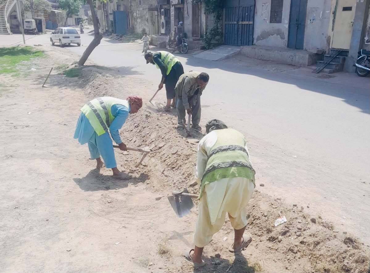 PhaLhr's tweet photo. وزیر اعلی پنجاب محترمہ مریم نواز شریف صاحبہ کے گرین پنجاب ویژن کے تحت  پی ایچ اے لاہور کے ملازمین شہر میں شاہراہوں ، گرین بیلٹ اور پارکوں میں ہارٹی کلچر کا 
کام کررہے ہیں ۔

#lahore #green #horticulture #lahori https://t.co/PEUvwBuztD