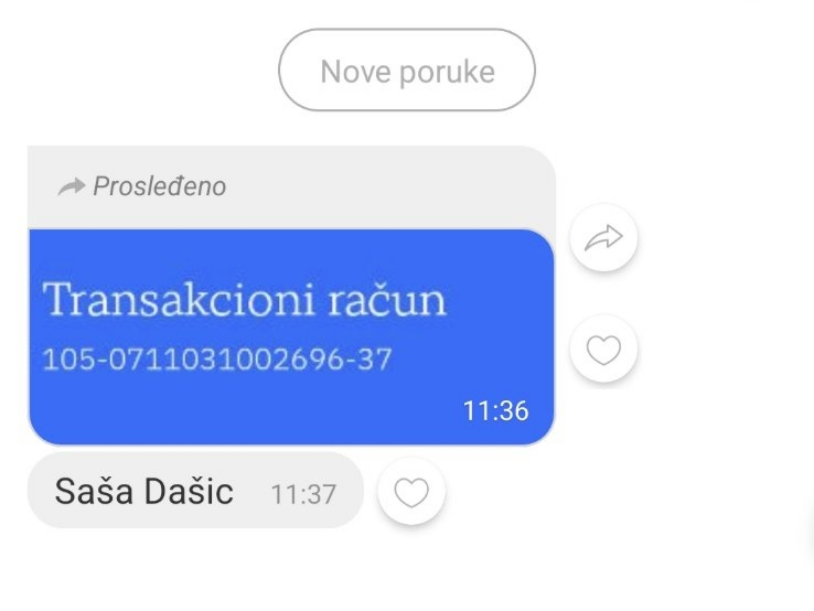 ZborJerkovic's tweet photo. Poštovani,
devojčica Dunja iz našeg naselja je, nažalost, ostala bez oba roditelja.

Pokažimo solidarnost i pružimo joj podršku u ovim teškim trenucima. Svaka pomoć, bez obzira na iznos, znači mnogo.

Ovo je broj tekućeg računa njenog ujaka koji će preuzeti starateljstvo. https://t.co/YQpY94ujTm