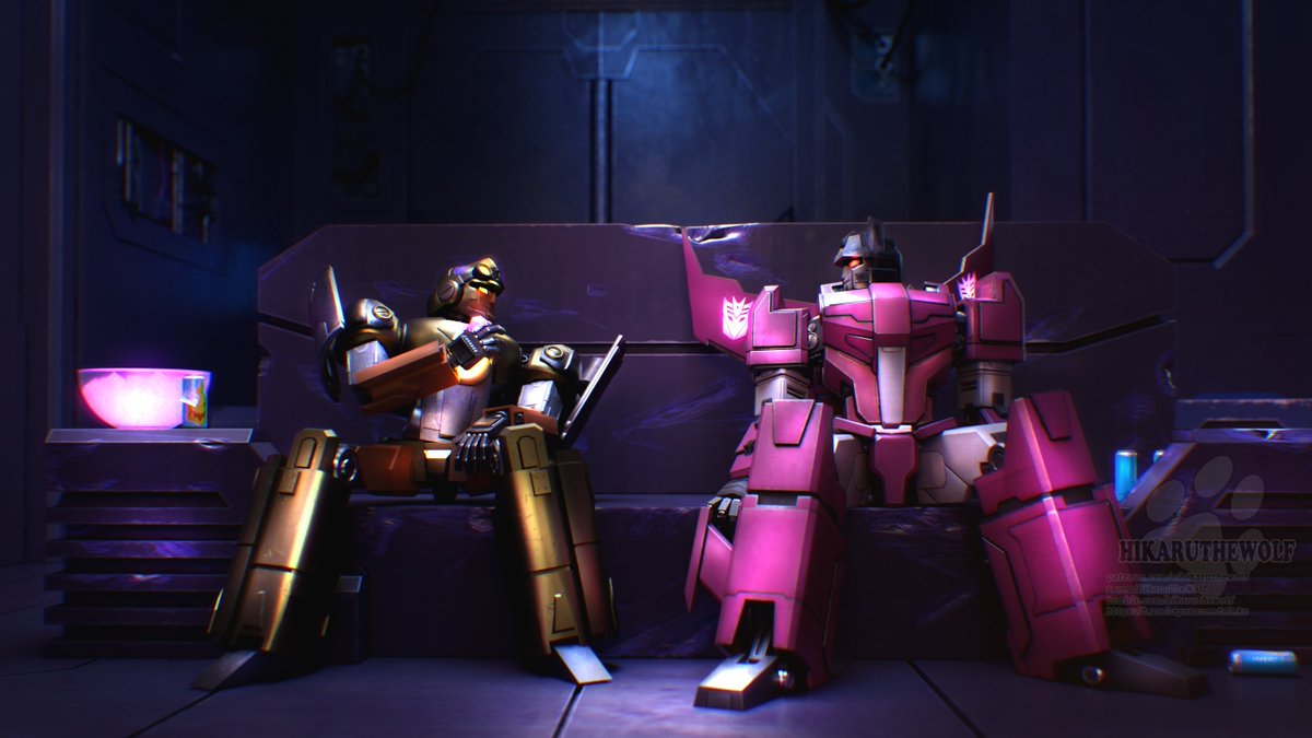 HikaruTheWolf's tweet photo. #Misfire x #Fulcrum for today 🧡💜
Also I've recreated the tv room from comics series myself and pretty proud about it .

#Scavengers #maccadams #MTMTE https://t.co/zajMbma8uH