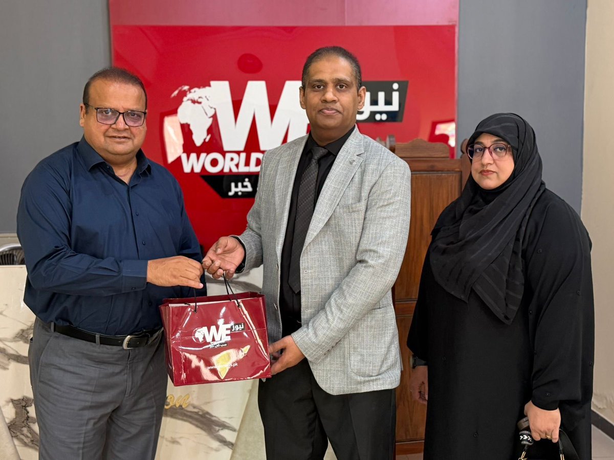 ammarmasood3's tweet photo. Thank you very much  Mr and Mrs Abdur Rehman Hayat @iHayats for visiting @wenews https://t.co/g0M93KAfVm