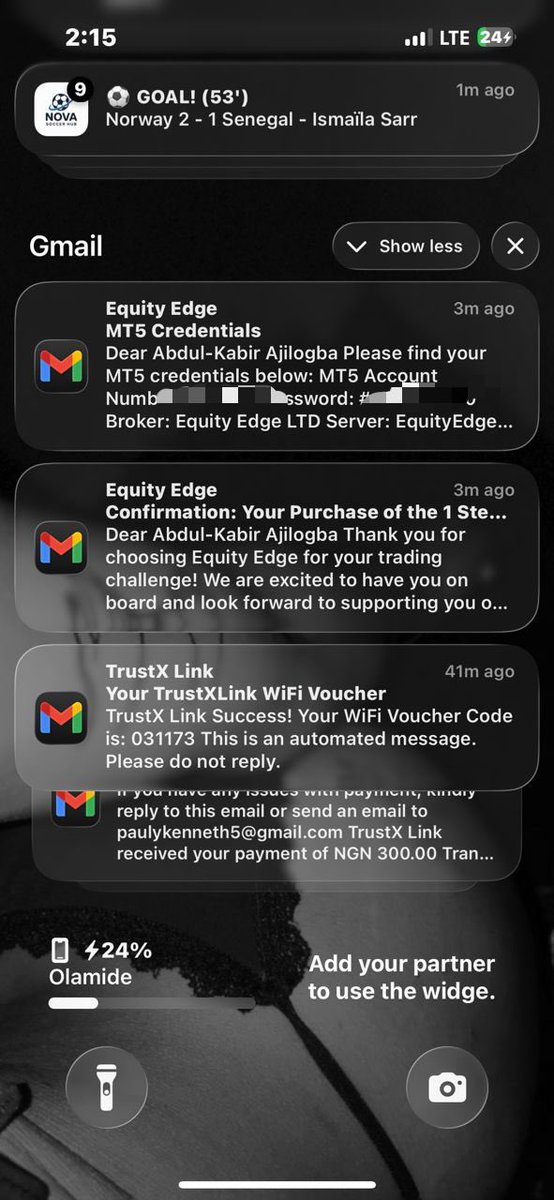Ajilogbaabdulk1's tweet photo. First step unlocked! π
Just received my 1-Step Swift account from Equity Edge. Time to put the work in, stay disciplined, and trust the process. π
#EquityEdge #Trading #ForexTrader #PropFirm #TradingCommunity https://t.co/jI0yHyz4JV