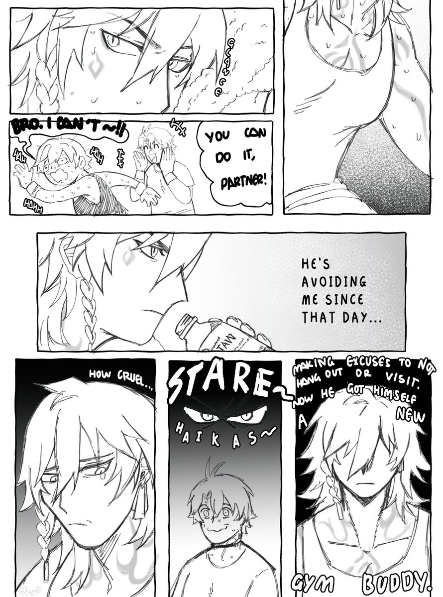 2Kwr0's tweet photo. #phaidei part 6/?
i'm kinda unsure if I should continue this au, I do have more ideas for it. Although, i dont feel confident enough if people are still interested 😣 https://t.co/yF2rGA7P3T