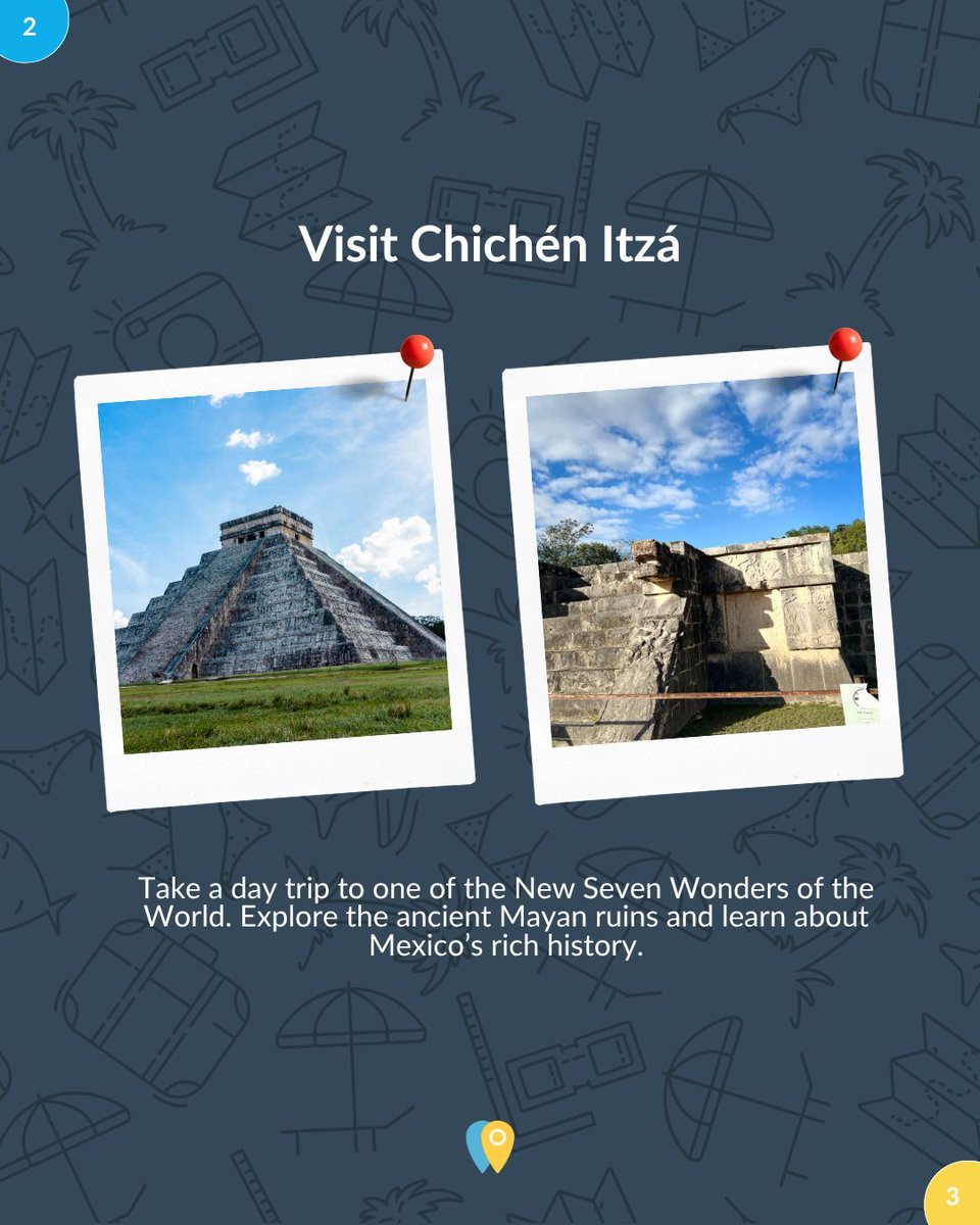 Suntransfers's tweet photo. 3 things to do in Cancún!

#cancun #thingstodocancun #travel https://t.co/mYFyVZkoll
