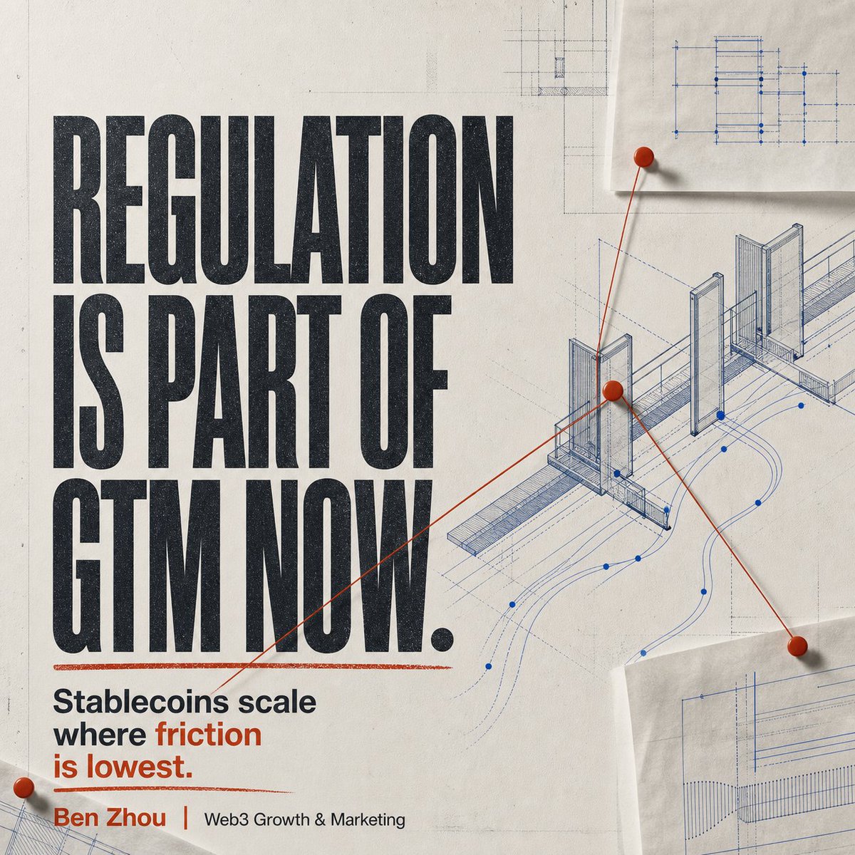 Ben_eth100's tweet photo. Regulation is part of GTM now.

The Bank of England softening its stablecoin proposal is not just a policy update. It is a reminder that stablecoin growth will follow the lowest-friction path.

Issuers will optimize around reserve rules, redemption access, issuer caps, banking relationships, and payment partner comfort.

That means growth teams can’t treat regulation as a legal department problem anymore.

For stablecoins, compliance design affects distribution.
If your product is harder to hold, redeem, integrate, or explain than a competing rail, users won’t care that your thesis is cleaner.

They’ll use the rail that works.

#Stablecoins #CryptoRegulation #Web3Growth #DigitalAssets
