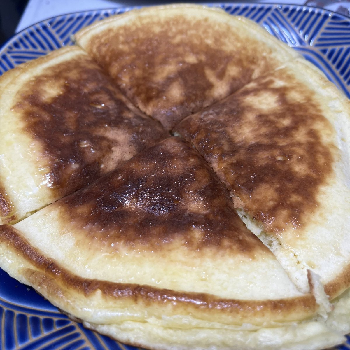ephrem373's tweet photo. 大谷選手ホームランおめでとうのホットケーキ https://t.co/uvJGRTN3Pa