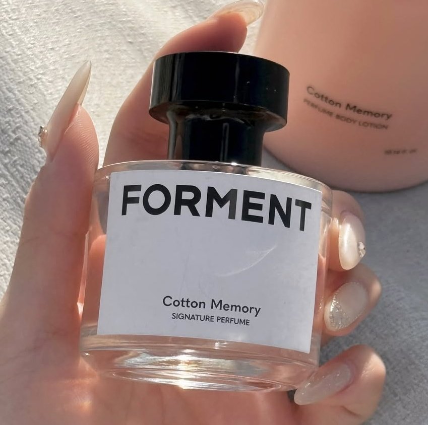 E9fJclp's tweet photo. FORMENT Cotton Memoryは、やさしいコットンの温もりを感じる上品な香り。 ふとした瞬間に香るその余韻が、大人の魅力を引き立ててくれます。
#FORMENT #CottonMemory #大人女子  #香水好きな人と繋がりたい https://t.co/fQNvdxlkOh