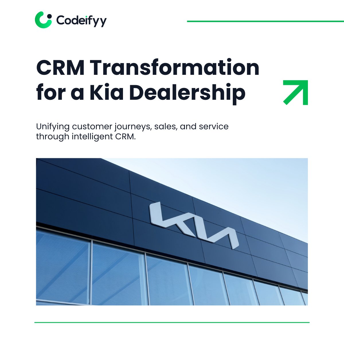 Codeifyy's tweet photo. Connected customer journeys create stronger dealerships.

See how CRM transformation can unify sales, service, and customer engagement into one intelligent platform.

Explore at: https://t.co/viPC6n5rbV

#crm #automotive #digitaltransformation #customerexperience #codeifyy https://t.co/H9qFfH0S8P
