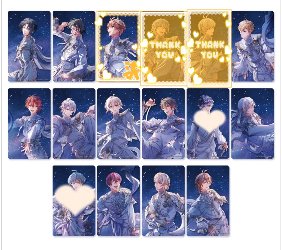 ri__goods__xxx's tweet photo. 【交換 譲渡】アイナナ ビズログ 表紙 クリアカード クリカ 10.5th Chronicle of Star ファミ通

譲 ✧ 一織 ◯大和 ◯ナギ 陸 楽 天 龍之介 千 トウマ 巳波 虎於

求 ✧ 三月 or 定価＋送料

1箱予約予定
譲渡の場合◯同数お迎えの方優先
お気軽にお声掛けください https://t.co/y5JZJNpis0