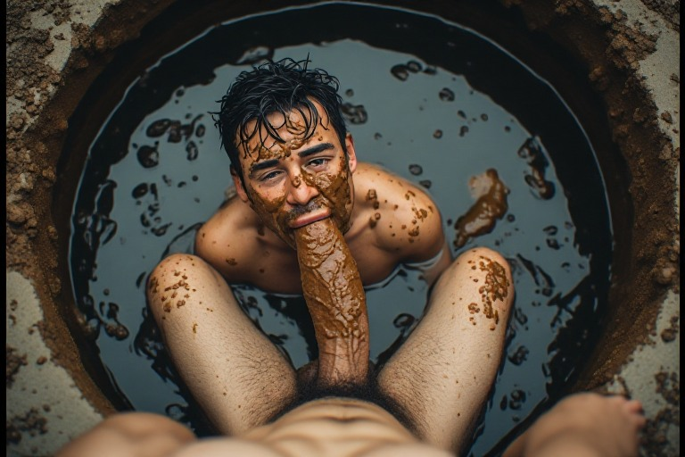 gay_ai_pics's tweet photo. #gay #cesspool #shit #scat #cesspit #suck #brown
SCENE 1 - Perverted cesspool-sewer cleaning workers..... the worker dives into the cesspool and sucks the huge cock of his male colleague sitting on the edge of the cesspool. https://t.co/Lg05qWflbJ