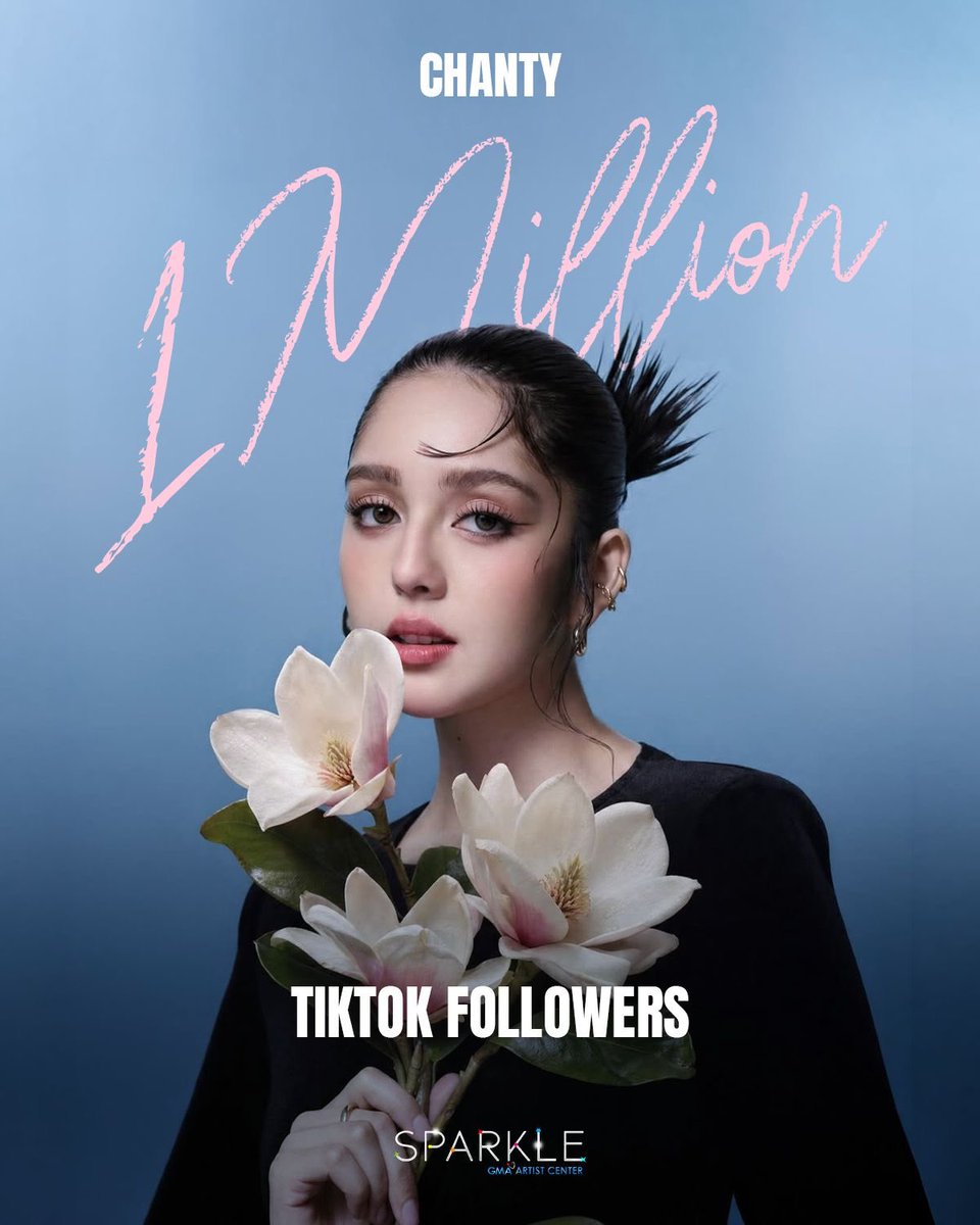 Sparkle_GMA's tweet photo. Yeah, she’s that girl ✨ Chanty officially hits 1 million followers on TikTok 🫶🏻

🔗 Follow her: https://t.co/yVsMCTMVba

#Chanty https://t.co/c3DyewCUpb