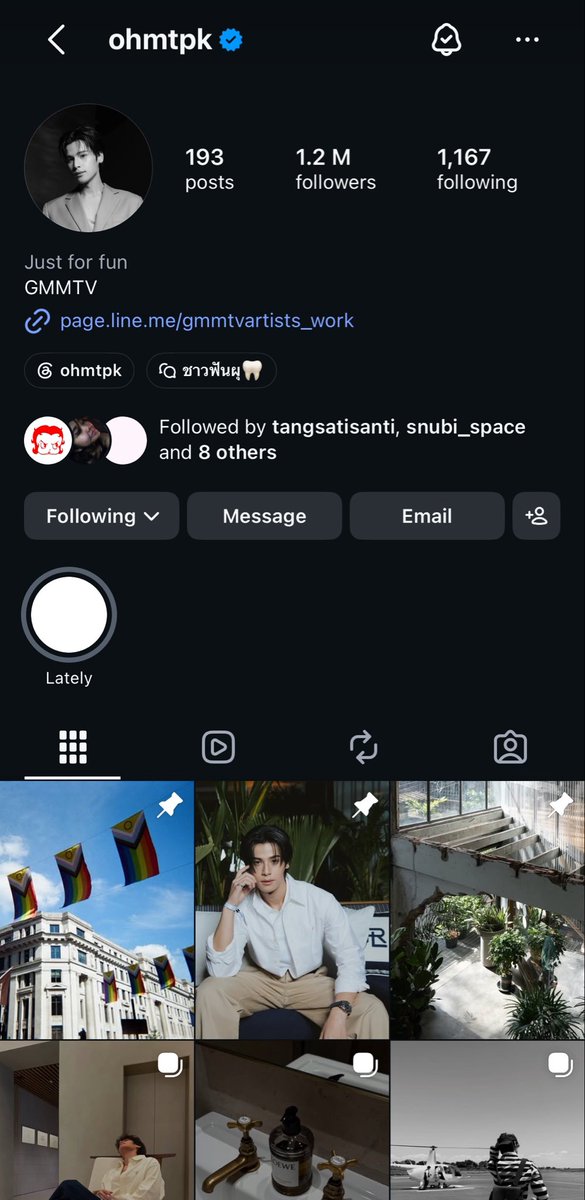 ohmymark9802's tweet photo. ohm changed his pinned posts 💗 

happy pride month 🥳🏳️‍🌈 https://t.co/4Qwpwi17nb