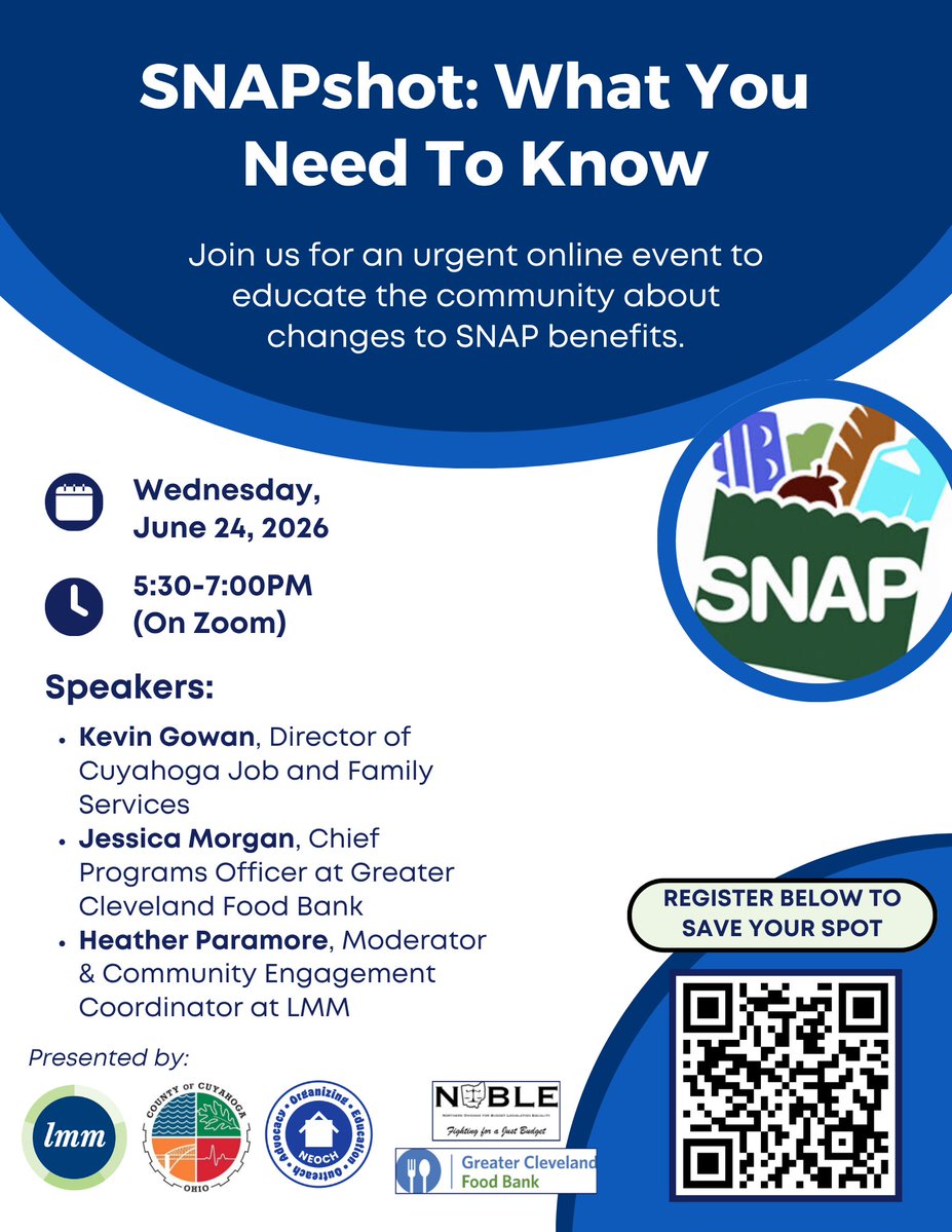 CuyahogaCounty's tweet photo. Learn about changes and what they mean for Cuyahoga County residents who rely on SNAP to put food on the table. 

Register for the event: https://t.co/GvKB99sArT https://t.co/nI8coY1qoo