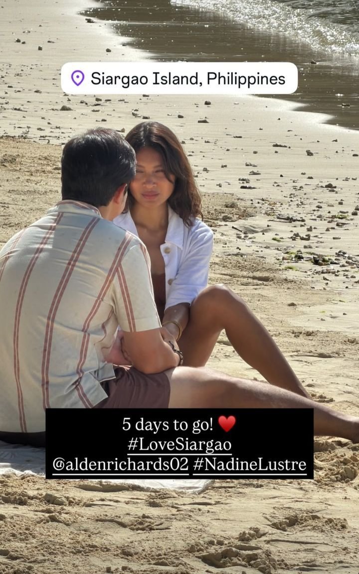 nadinelovemeryt's tweet photo. 3 days to go ❤️ na lang po hehe

LOVE, SIARGAO premieres on FRIDAY, JUNE 26

#LoveSiargao
#NadineLustre
#AldenRichards

©: naughtynate29 's IG https://t.co/uRi5fHrGpn