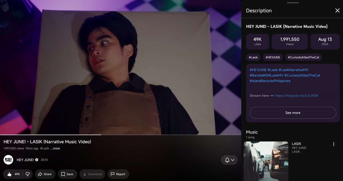 smolbeanzx's tweet photo. 8K+ views na lang mag 2M na ang Lasik mv! 

https://t.co/niFme1g2Hp https://t.co/UW93RkVhXb