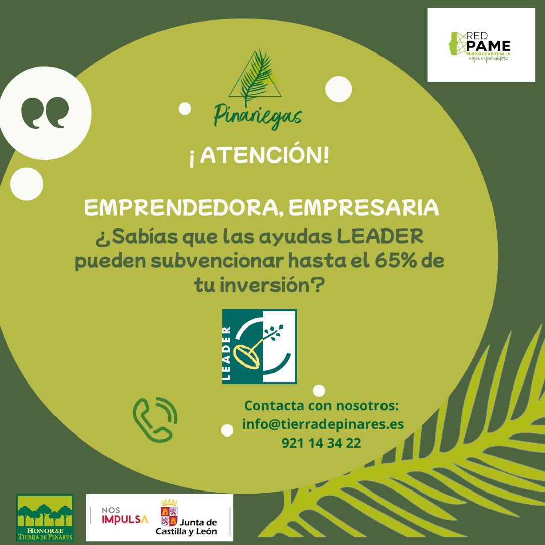 HTPinares's tweet photo. #Leader #MujeresEmprendedoras
#MasempresasMasempleoMasRural
#EmprendimientoFemenino #TierraDePinares
#Pinariegas #emprendedoras #MujeresRurales
#RedPAME #TalentoRural #grupodeaccionlocal https://t.co/WHywZedPF6