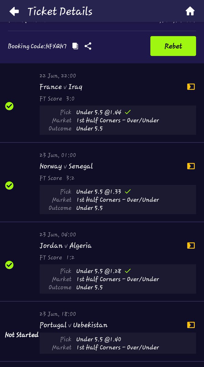 Kennish24's tweet photo. 600 ODDS 🔞🤲💰

1ST HALF UNDER 5.5 🚫⚽️🥅 https://t.co/VkBzbbBWn2