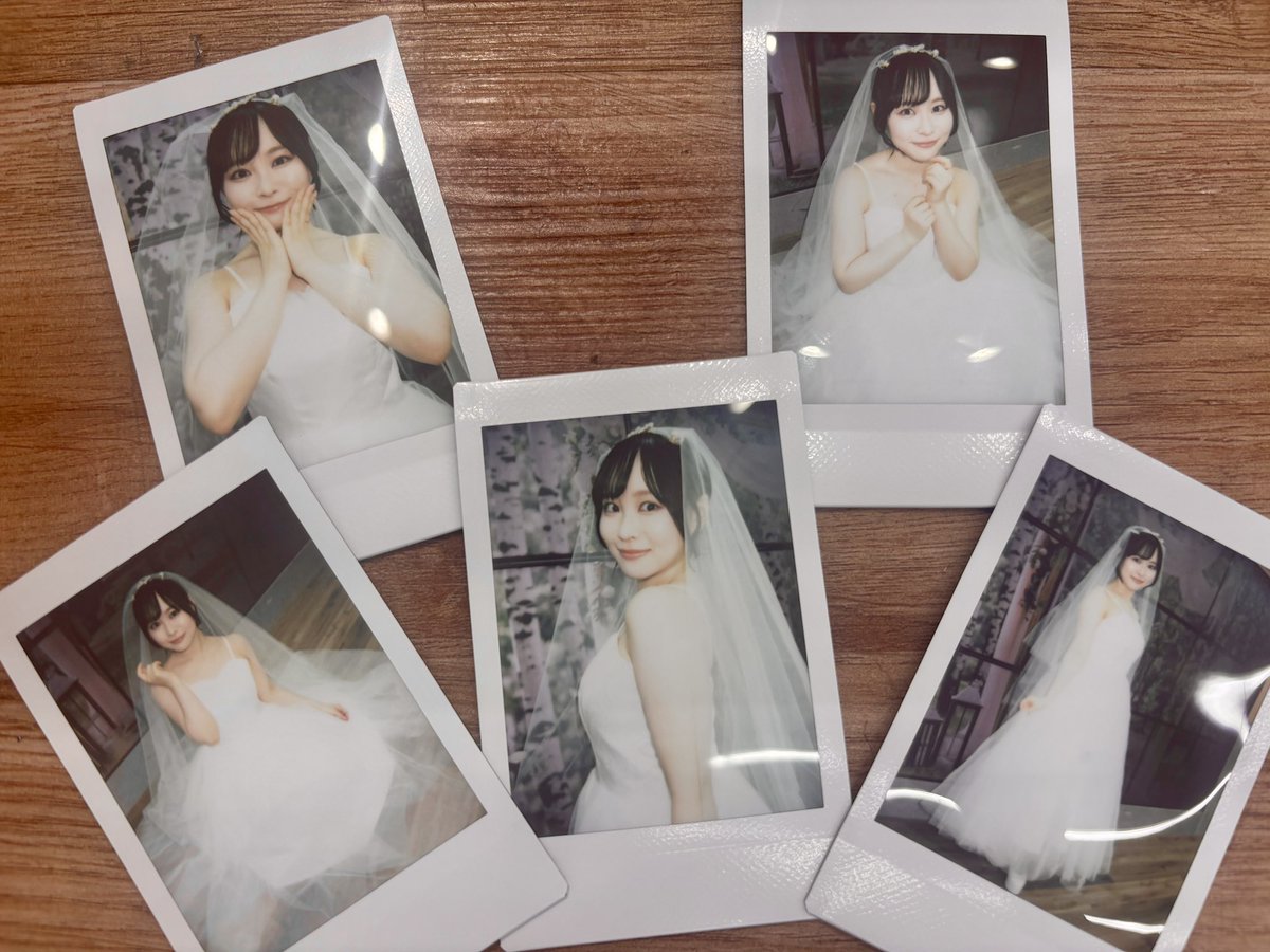 今回のソフマップチェキ、 こんな感じです👰‍♀️💒 愛のメッセージ