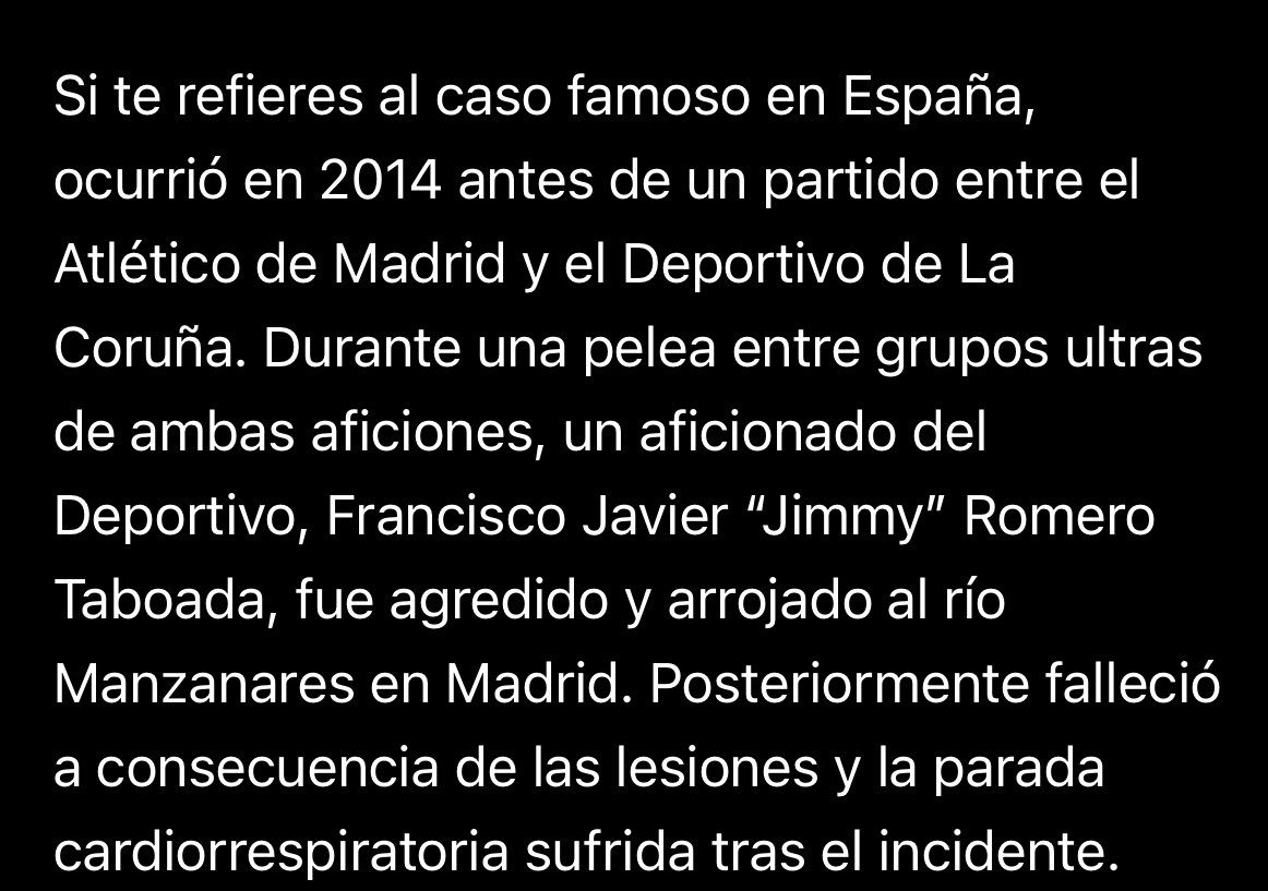 P_Garciiaa's tweet photo. He leido cosas hablando de honor por parte de colchoneros, un club con asesinatos a sus espaldas lleno de fascistas nazis no esta para hablar de honor, menos habiendo tenido a Gil años mas atras que pago al vicepresidente de los arbitros (no por informes y dicho por el mismo) https://t.co/gOBQt4oXLM