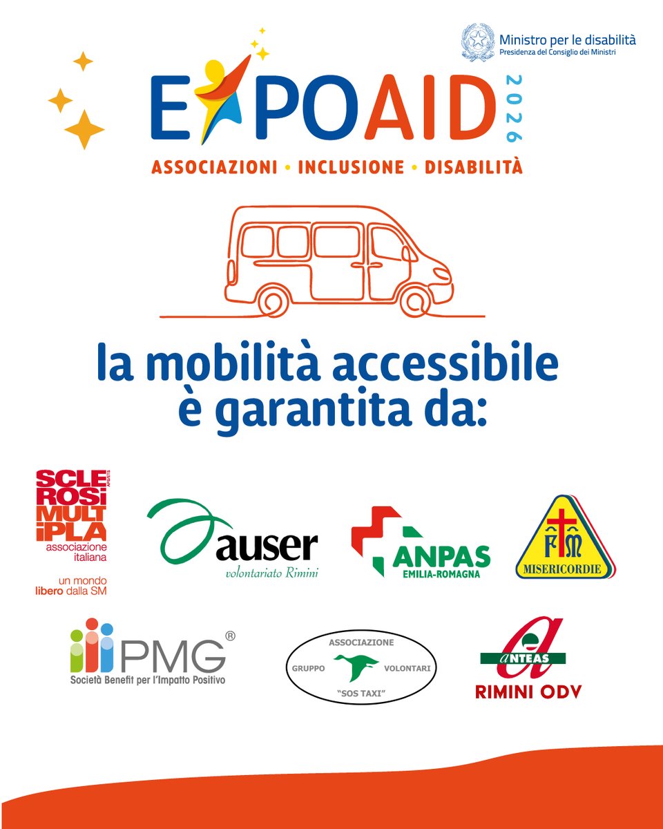 Anpasnazionale's tweet photo. Dal 25 al 27 giugno saremo all' #ExpoAid con volontari e volontarie Anpas sia negli spazi espositivi, sia nei dibattiti con le presentazioni dei nostri progetti, sia garantendo la mobilità accessibile con Anpas Emilia Romagna.
#Anpas https://t.co/T5ePOvexIL