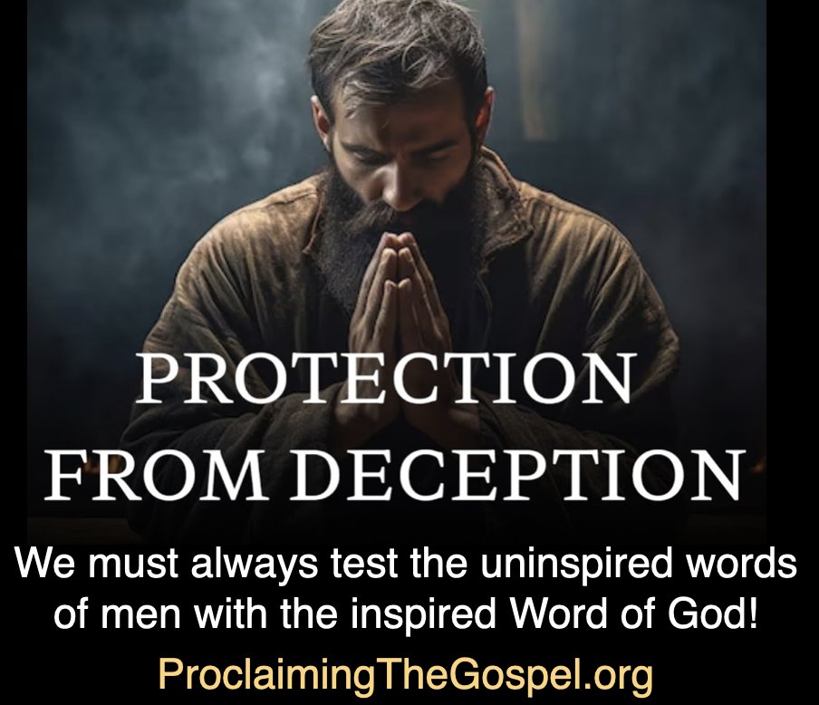 ProGospel's tweet photo. Did you know that 26 out of 27 New Testament books contain warnings about false teachers, false prophets, false apostles, and false doctrines? The only infallible source for truth that will protect us is God's inspired Word! https://t.co/oNr7WceQ12
