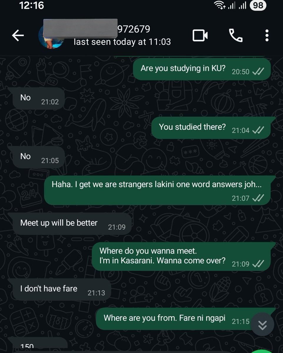 K8lvin's tweet photo. Wasichana wako njaa... barely 1hr of knowing her lakini ako willing kukuja kwangu. https://t.co/e6SHOjH87O