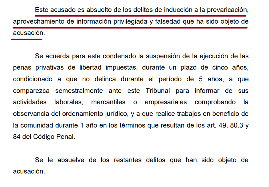 ChevalierDP's tweet photo. Para aclarar conceptos: Víctor de Aldama ha sido absuelto del delito de inducción a la prevaricación, por lo que ya no se le puede llamar "corruptor", ni siquiera presunto. 

Tanto pedir presunción de inocencia para tantos investigados por interés, pero luego olvidan lo básico https://t.co/gP6bJuYg6R