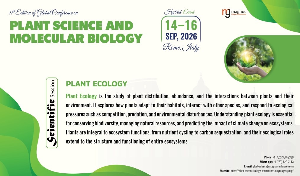 Plantconfer's tweet photo. 🌱 Join the @Plantconfer (GPMB-2026) Organized by @magnus_group !🌱
📅 Date: 14–16 September 2026
📍 Venue: Rome, Italy
🌐 Format: Hybrid Event
📌Submit Abstract: https://t.co/yJHcCISEiq
Register: https://t.co/Zh9R8ZE6m4
#PlantScienceConferences https://t.co/rZ2TGpMDKd