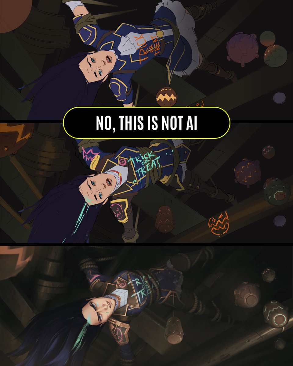 IndomiStudio's tweet photo. Is this AI? No, it's actually hundreds of hours of human work, skill, and inspiration.
#gamedev #gameart #3d #2d https://t.co/OdSNxDWC7o