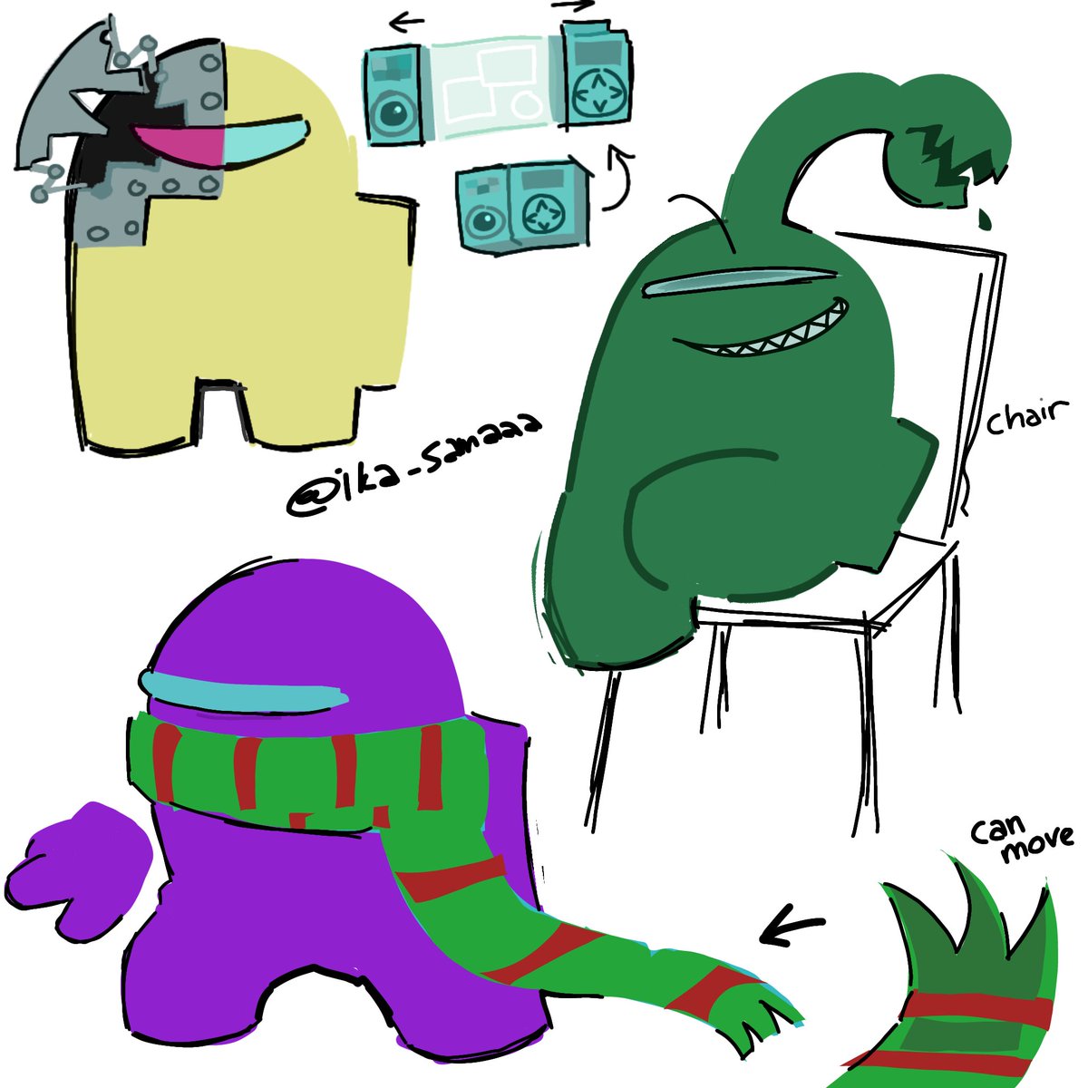 ika_samaaa's tweet photo. #amongus #amongusart #OCㅤㅤ https://t.co/bnEALt7q2s