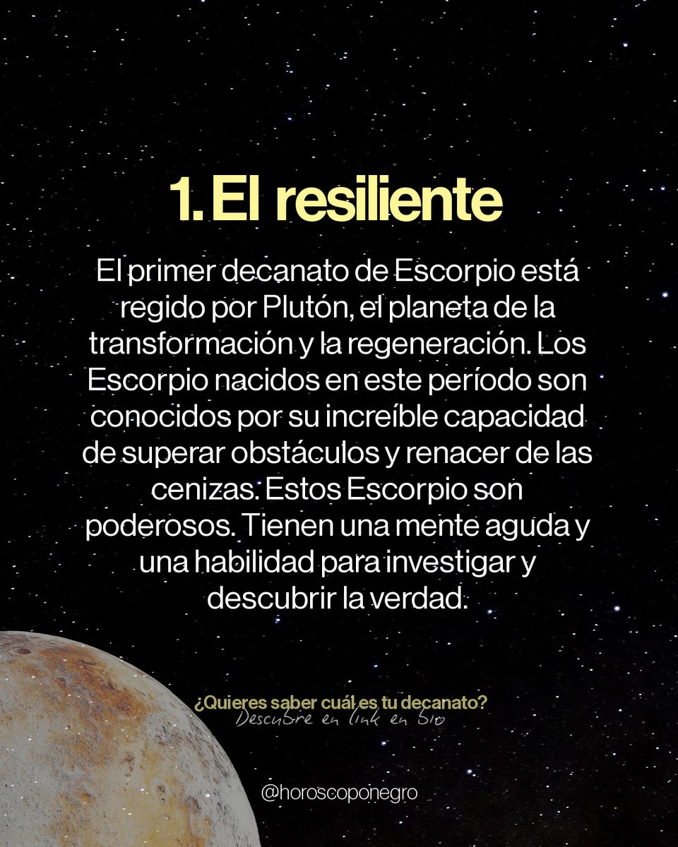 escorpio_hn's tweet photo. ¿Quieres conocer los tres tipos de Escorpio? ♏️🔮 

Si creías que todos los Escorpios son iguales… pues no lo son. Seguramente los estereotipos invaden nuestras ideas de lo que los signos son pero lo cierto es que no todos los Escorpio son iguales... https://t.co/PHXpCUwPgA