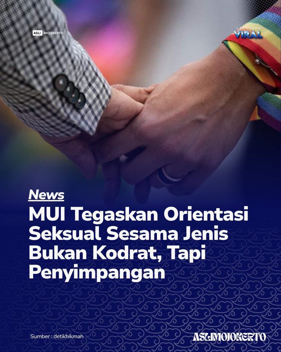 papuansadboy's tweet photo. udah ditegaskan sama MUI nih, LGBT ITU BUKAN KODRAT! https://t.co/Le7iJRQzpC