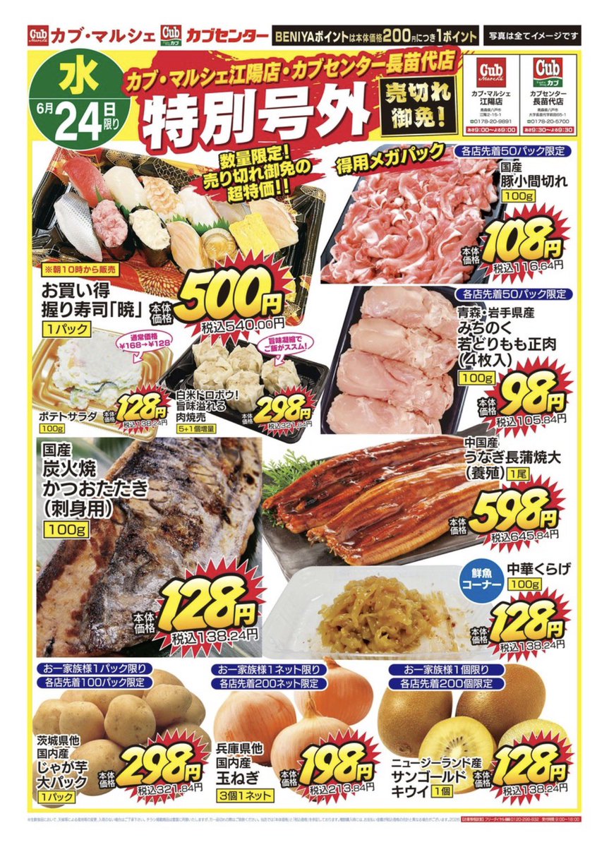 SP コンガ 青 約70cm　埼玉県直接引き取り値引きします、 🚨【6/24(水)限定！特別号外】🚨 カブ・マルシェ江陽店＆カブセンター