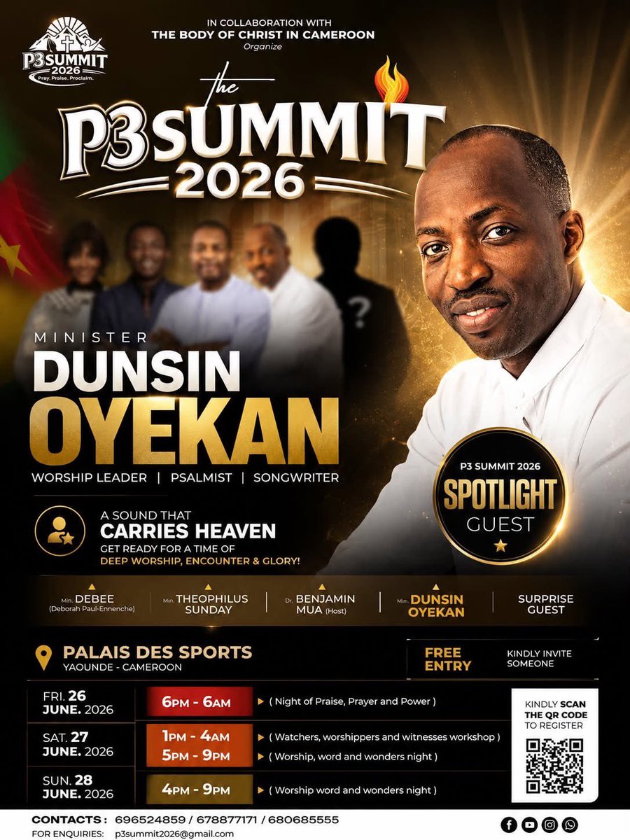 forkwaking's tweet photo. For the P3 summit this year, we have min @DunsinOyekan as our special guest.
Welcome to Cameroon sir. https://t.co/2NRRz1EXAU