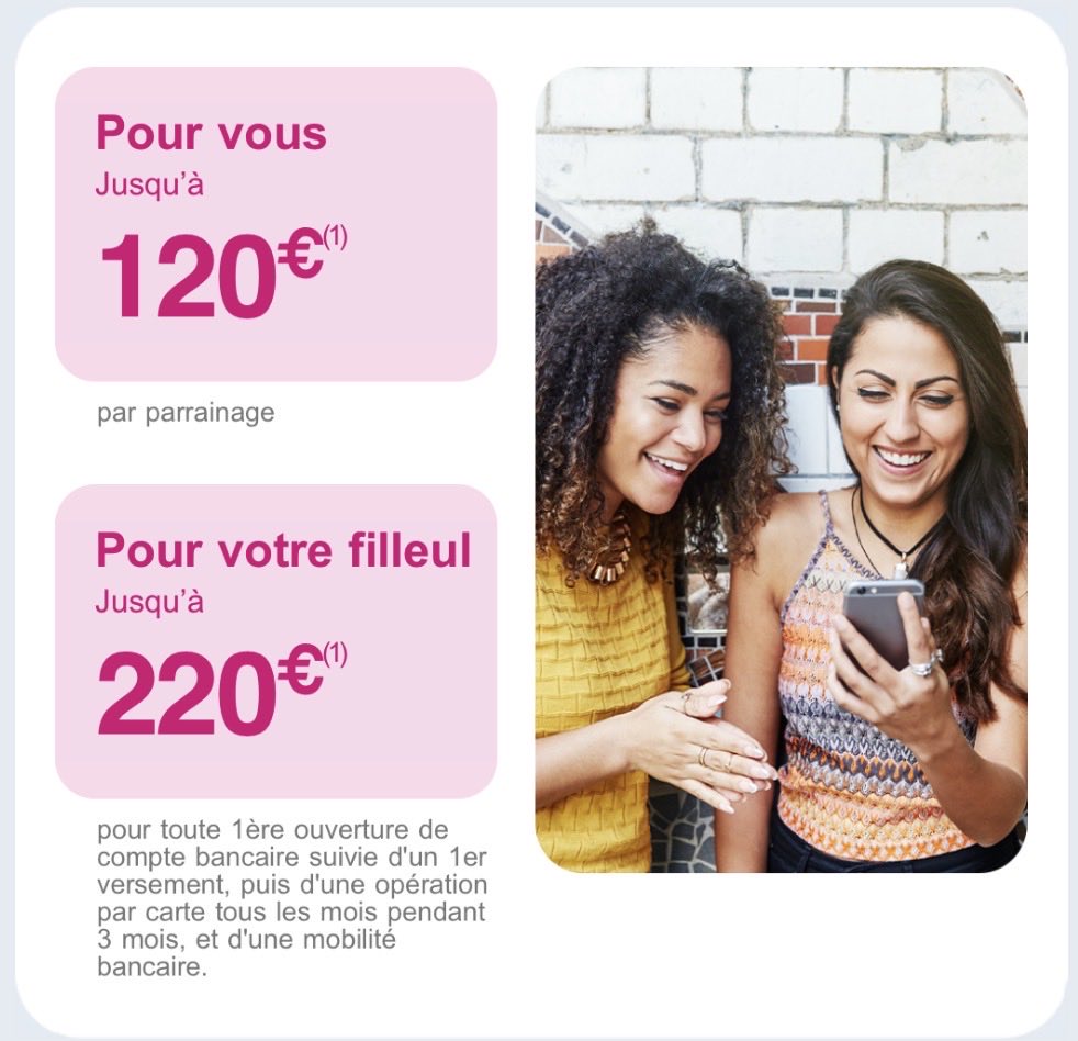 Bonclay59's tweet photo. Retour du parrainage BOURSOBANK !

220€ à gagner à l’ouverture d’un compte après un premier versement ⏳

CODE : MARO7510LQ https://t.co/4GeWJbbgJb