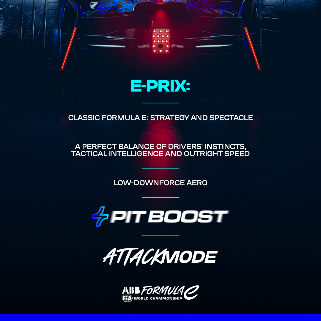 FIAFormulaE's tweet photo. We’re doing things a little differently next season 👀

Here’s what you can expect in 2026/27

#FormulaE https://t.co/nusbGgURf9