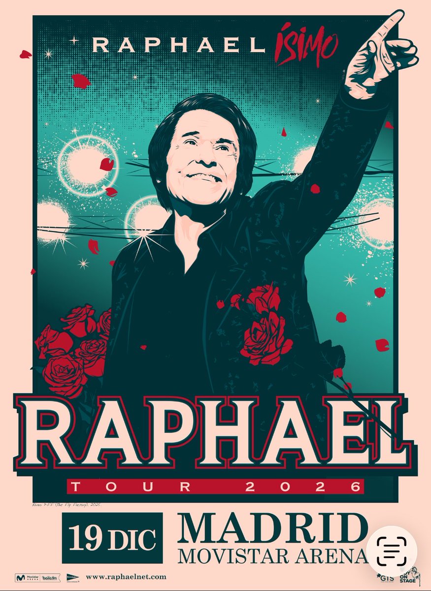 raphaelnet_com's tweet photo. El 19 de diciembre @RAPHAELartista  cerrará su tour #Raphaelímo2026 en el @movistararenaes !

Que nadie se lo pierda. Será una GRAN NOCHE!! 
Consigue tus entradas en: https://t.co/1BHbfCpBD2 https://t.co/7WnJVNI5jI