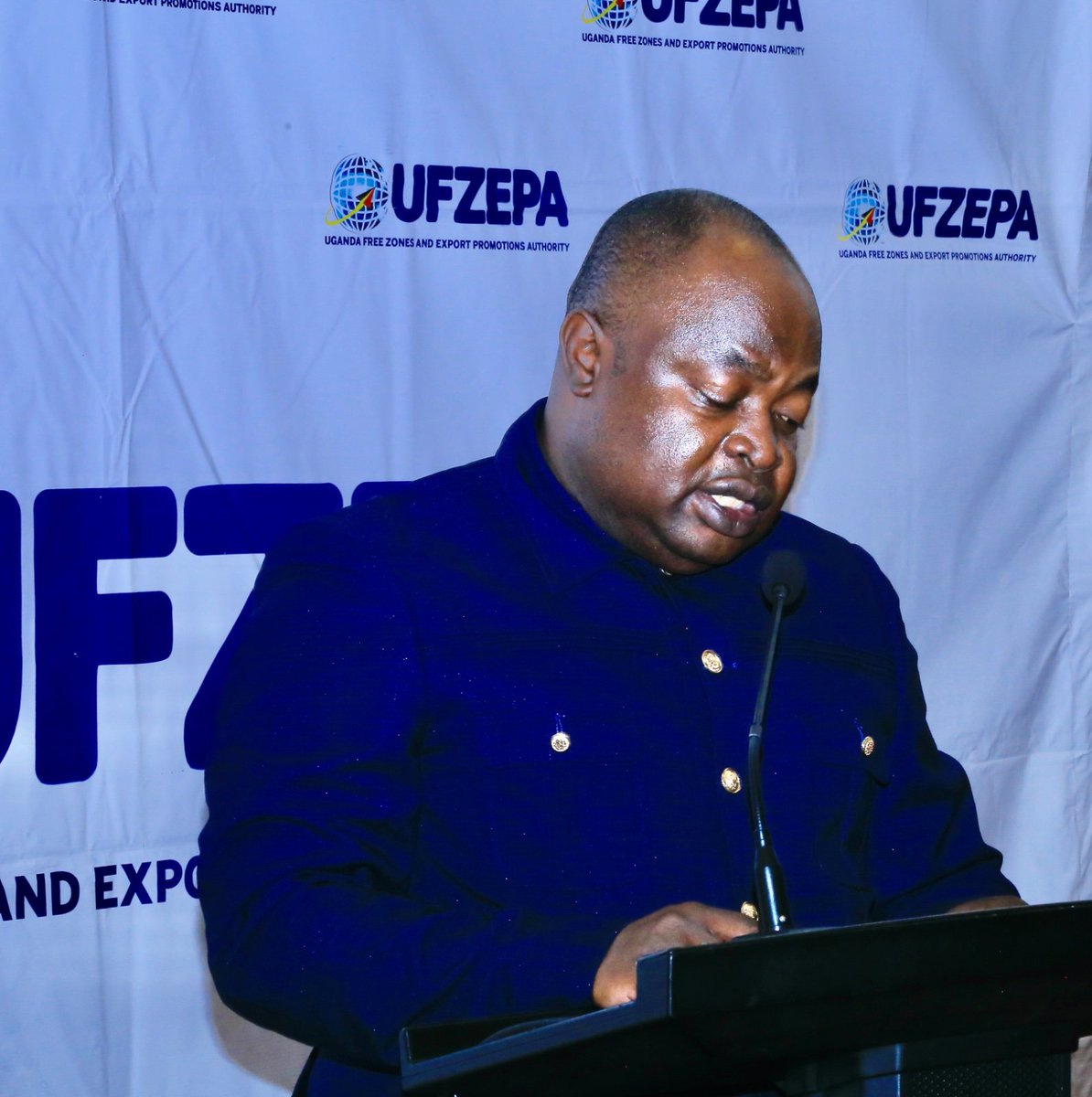 TrillUganda's tweet photo. Representing the Permanent Secretary Ministry of Trade ,the Under Secretary Mr Deogratius Masagazi noted that  today's engagement is not merely about compliance; it is about strengthening Uganda's competitiveness in international markets and advancing our national development agenda.
#FreeZonesAndExportsUG