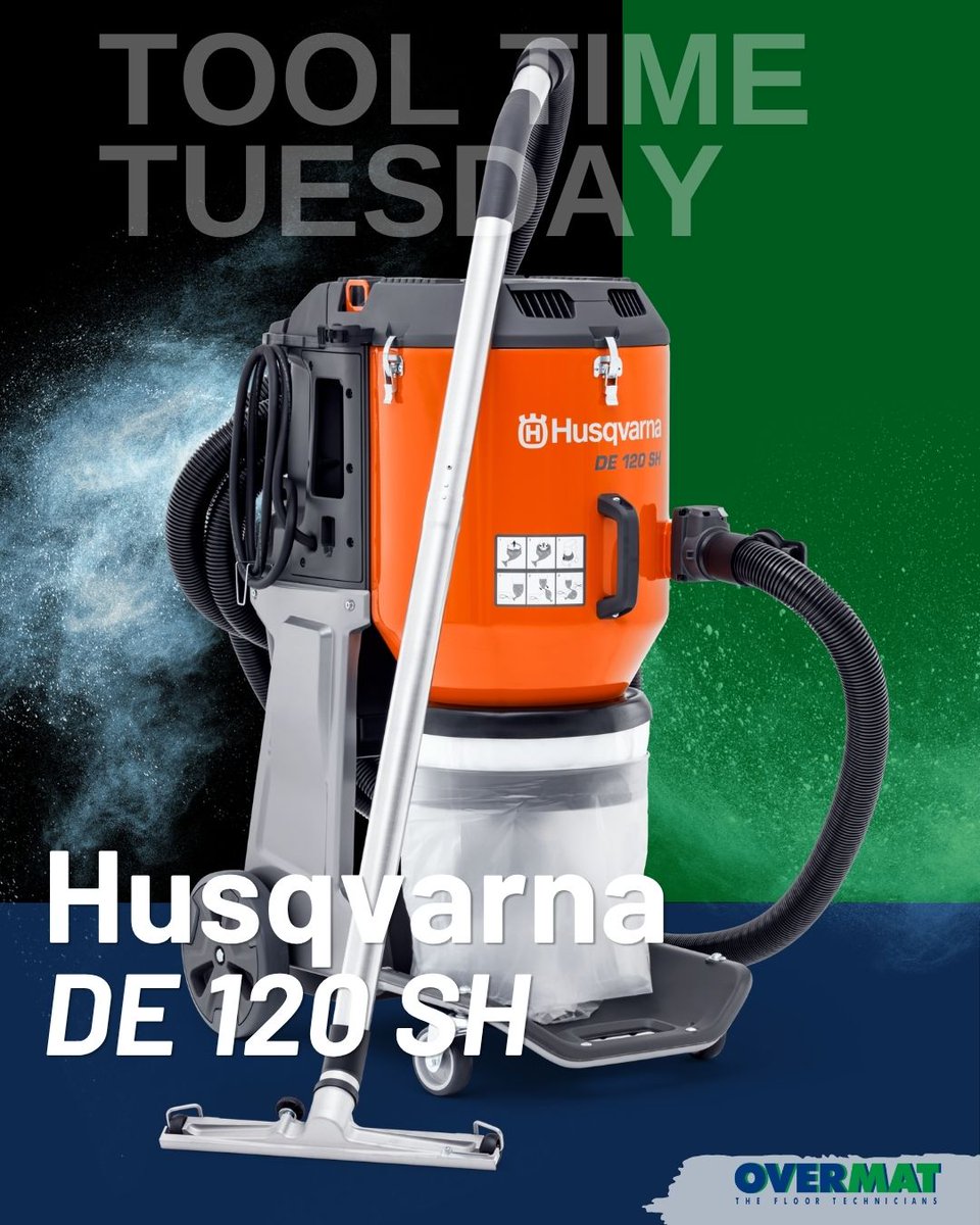 Overmat's tweet photo. 🔧 ToolTime Tuesday
De Husqvarna DE 120 SH levert krachtige en constante stofafzuiging dankzij slimme filtratie en Longopac®.
Efficiënt werken zonder onderbrekingen.
#ToolTimeTuesday #overmat #overmatindustries #thefloortechnicians #husqvarna https://t.co/ByMzLqWIdA