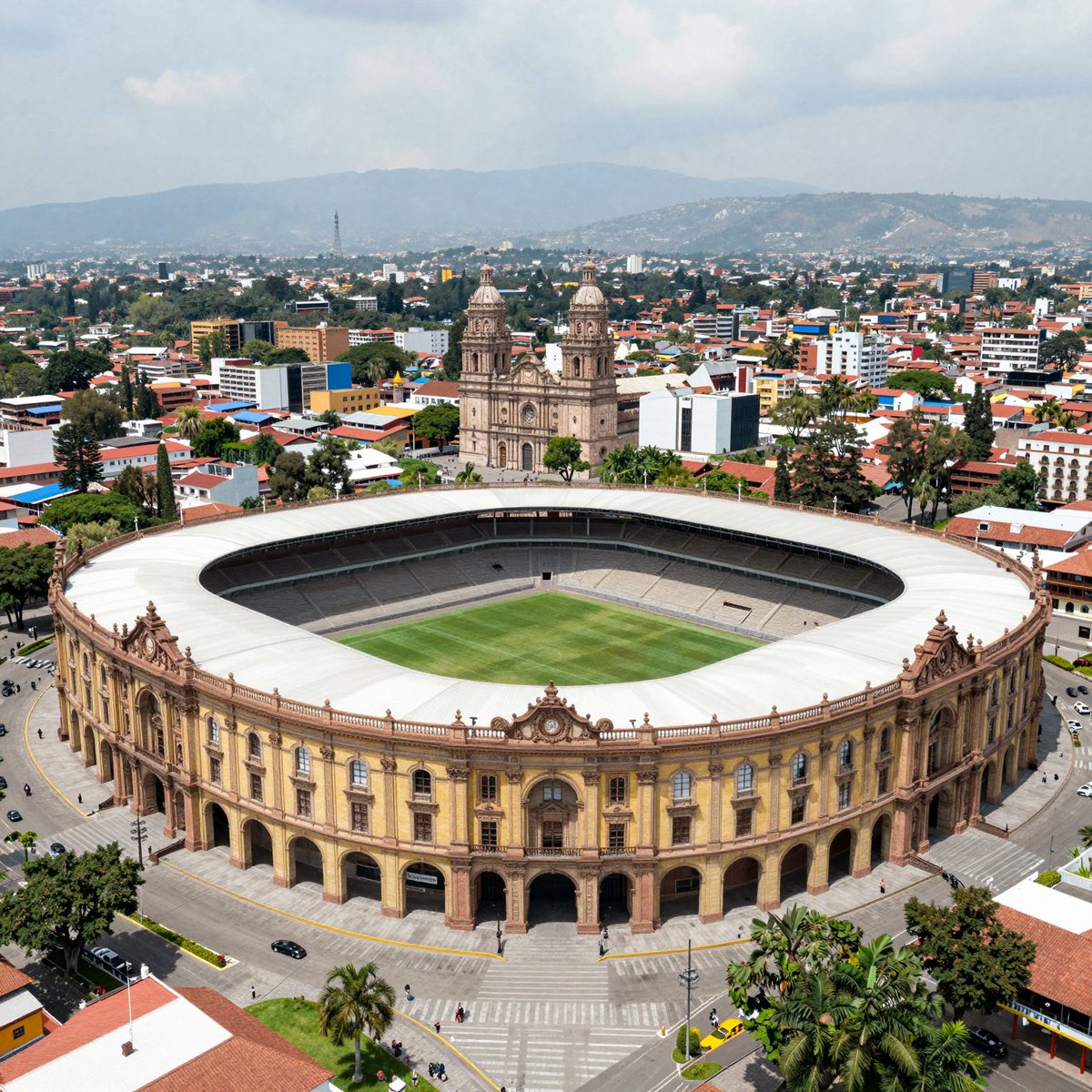 eobayram's tweet photo. Colombia in ochre colonial Baroque, DR Congo wrapped in Kuba textile geometry, both over Guadalajara. Which one wins on design? 🇨🇴🇨🇩
#COLCOD #WorldCup2026 https://t.co/aAdfGcLHlw