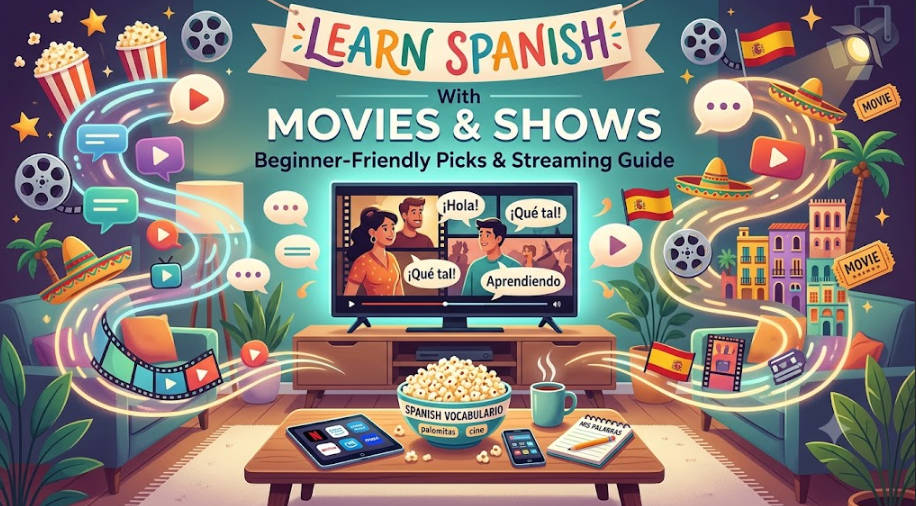 mayli97240661's tweet photo. Learn Spanish with Movies &amp; Shows: 25 Beginner-Friendly Picks &amp; Streaming Guide (2026) https://t.co/8WuXipvCam https://t.co/LwFkr03LhV