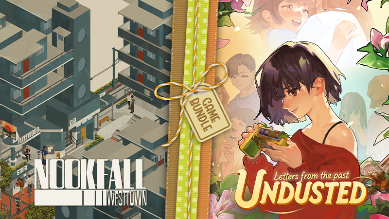 GCORESPUBLISH's tweet photo. NOOK FALL: West Town @narratruthgames  have teamed up with the  Undusted: Letters from the Past for a special bundle! Thanks @undustedgame for the collab.📦💖

Restore forgotten items, uncover the story of a neglected house, and enjoy satisfying gameplay.
#indiegame https://t.co/I4Qhz2Enjj