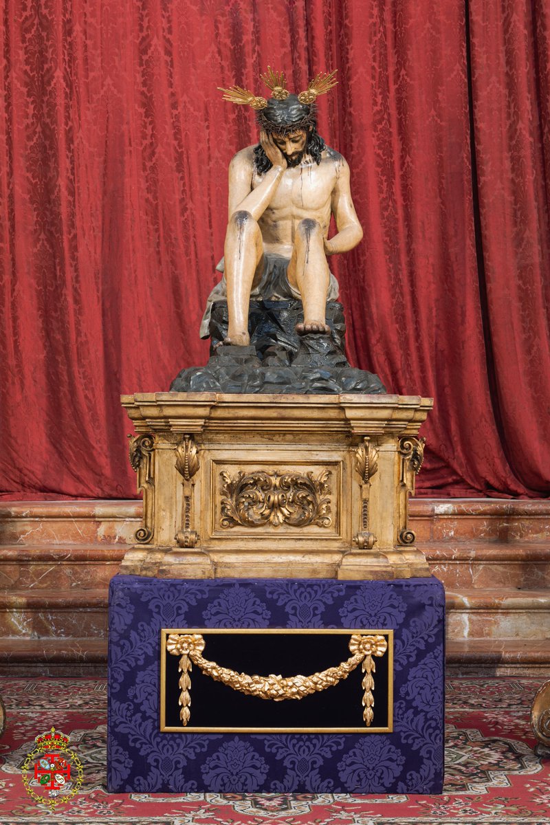 LaCenaSevilla's tweet photo. RESTAURACIÓN | El Santísimo Cristo de la Humildad y Paciencia se encuentra expuesto a la cercanía de los fieles hoy de 11:00 a 13:30 y de 18:00 a 21:00 horas.

📷 @lselvatico https://t.co/3coImWnFRp