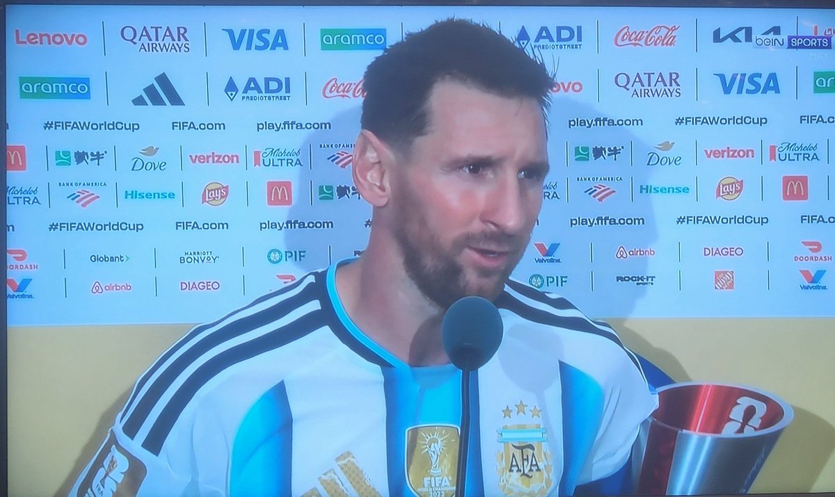 cust188's tweet photo. This player...

Without FIFA and Infantino, he wouldn't have become a legend.

Without Negreira and his referees, he wouldn't have won titles in Spain.

In short, "Without FIFA's support, we wouldn't have known Messi." https://t.co/d6TsT4rO4K