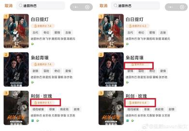 Aya30858048's tweet photo. The state's "Douban" alternative fell to water armies! Review manipulation by toxic fandoms destroyed ratings instantly. Without strong tech protection, review platforms become tools for toxic fan wars instead of evaluating art. 📉
#dilraba #c_drama
#Dilraba https://t.co/knr2qkqUD0