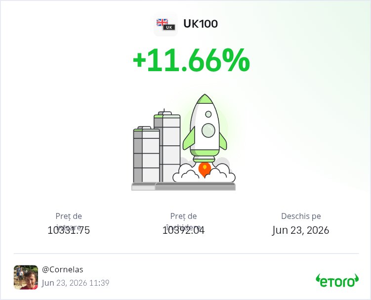 cornel_paval's tweet photo. Am închis această tranzacție cu profit de 11.66% https://t.co/OcuNEsReen https://t.co/YzHd5tahl0