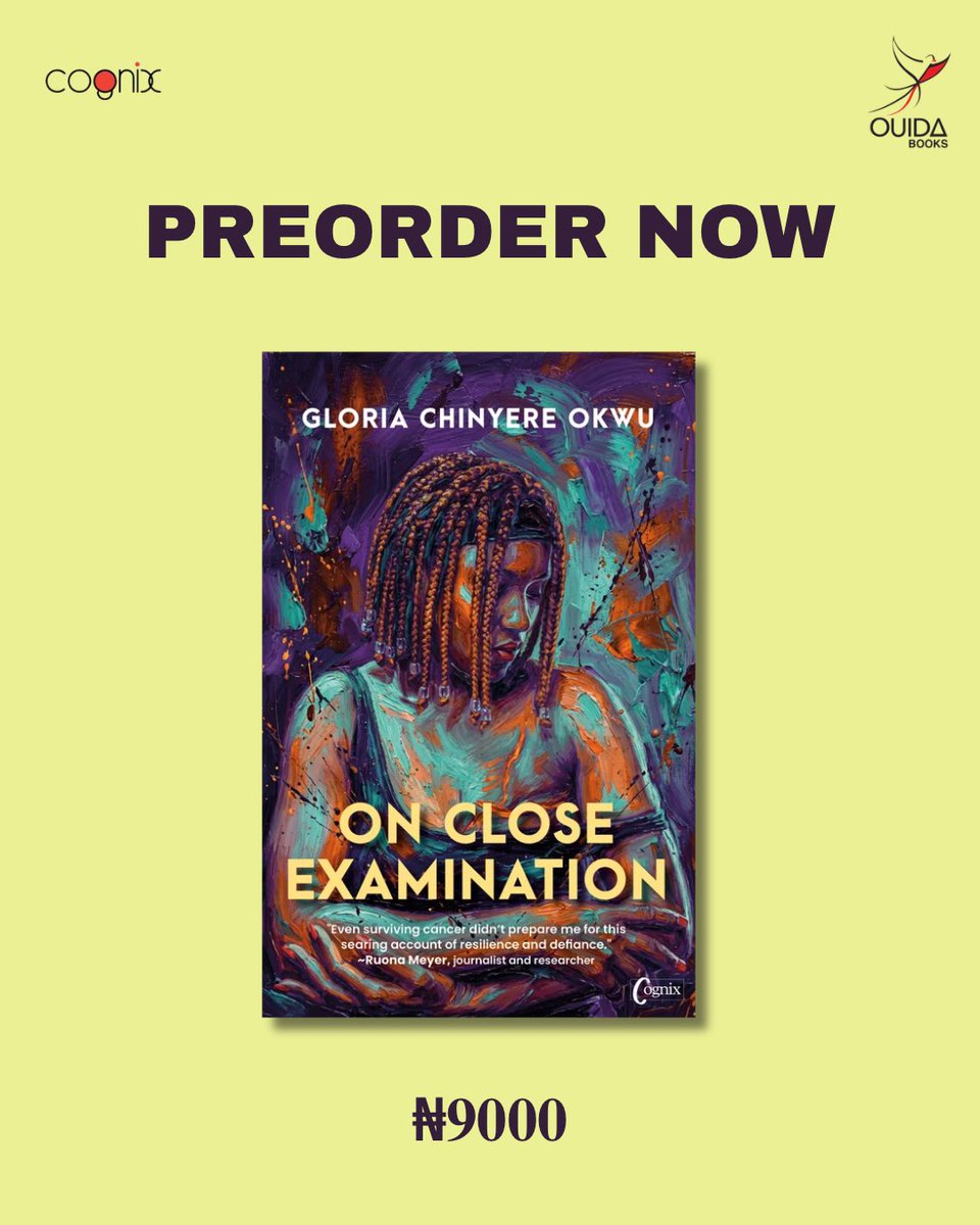 OuidaBooks's tweet photo. What happens when one woman refuses to let illness or expectation define her?
On Close Examination is a powerful memoir of resilience, survival, and becoming.
The early praise says it best. Swipe through to see what readers are saying. @RGAMeyer @Andronika_1 https://t.co/5wANCbX0iD