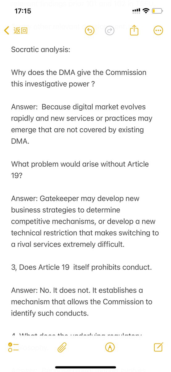 BirdW1's tweet photo. DMA Article 19(1): Principle | Explanation | Socratic Analysis | Conclusion https://t.co/VCzudzakln
